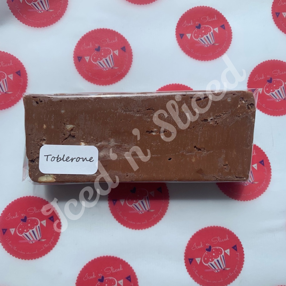 Toblerone fudge block