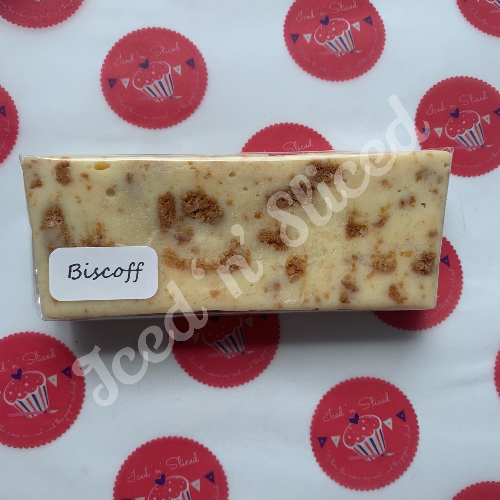 Biscoff fudge block