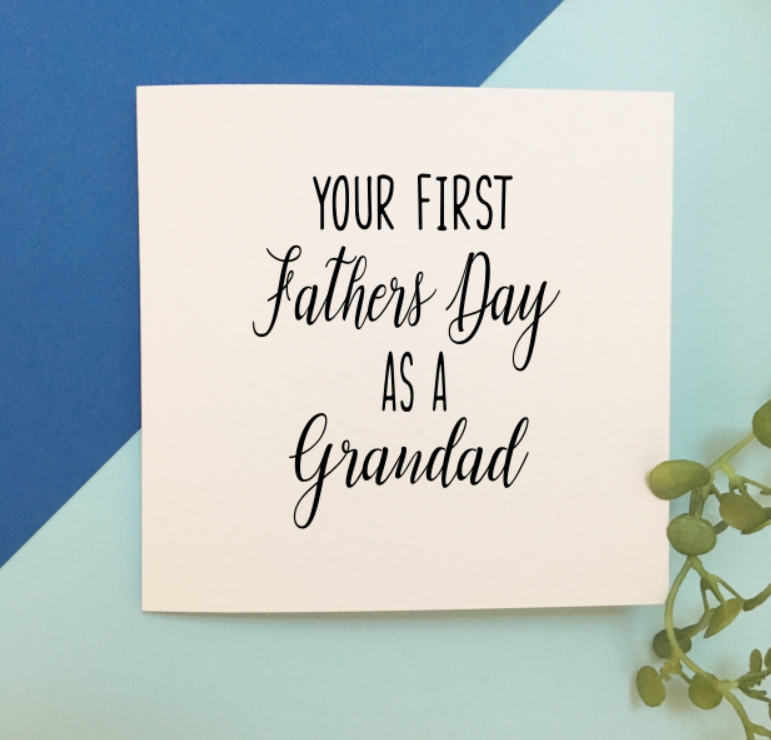 first grandad fathers day