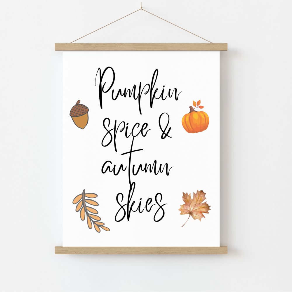 Pumpkin Spice, Autumn SkyPrint