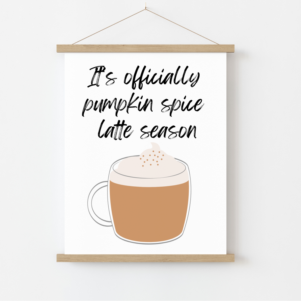 Pumpkin Spice Latte Print