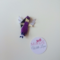 Purple Fairy Clip