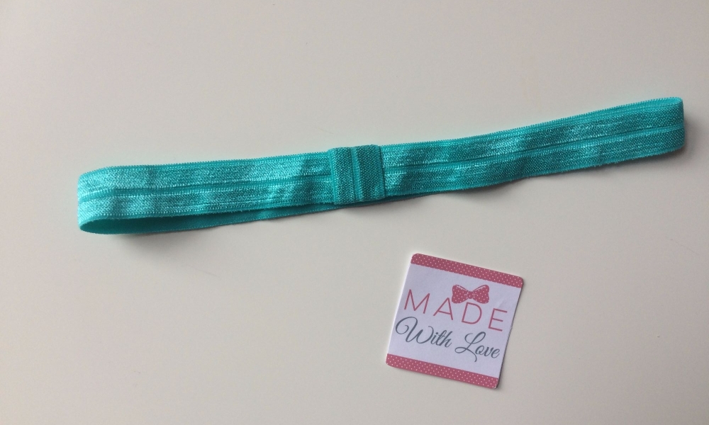 Changeable Soft Elastic Headband - Misty Turquoise 