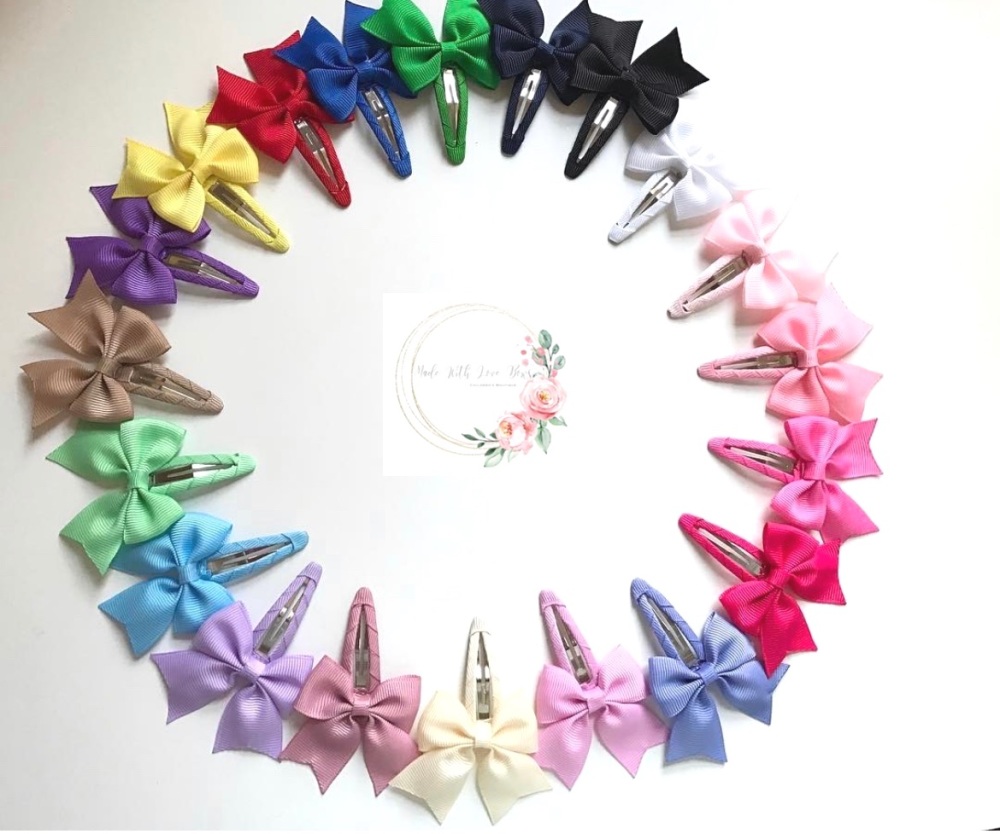 2.5” Snap Clips - 20 colours to choose 