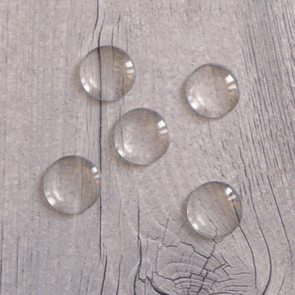 Glass Dome Cabochons - 18mm (GL002)