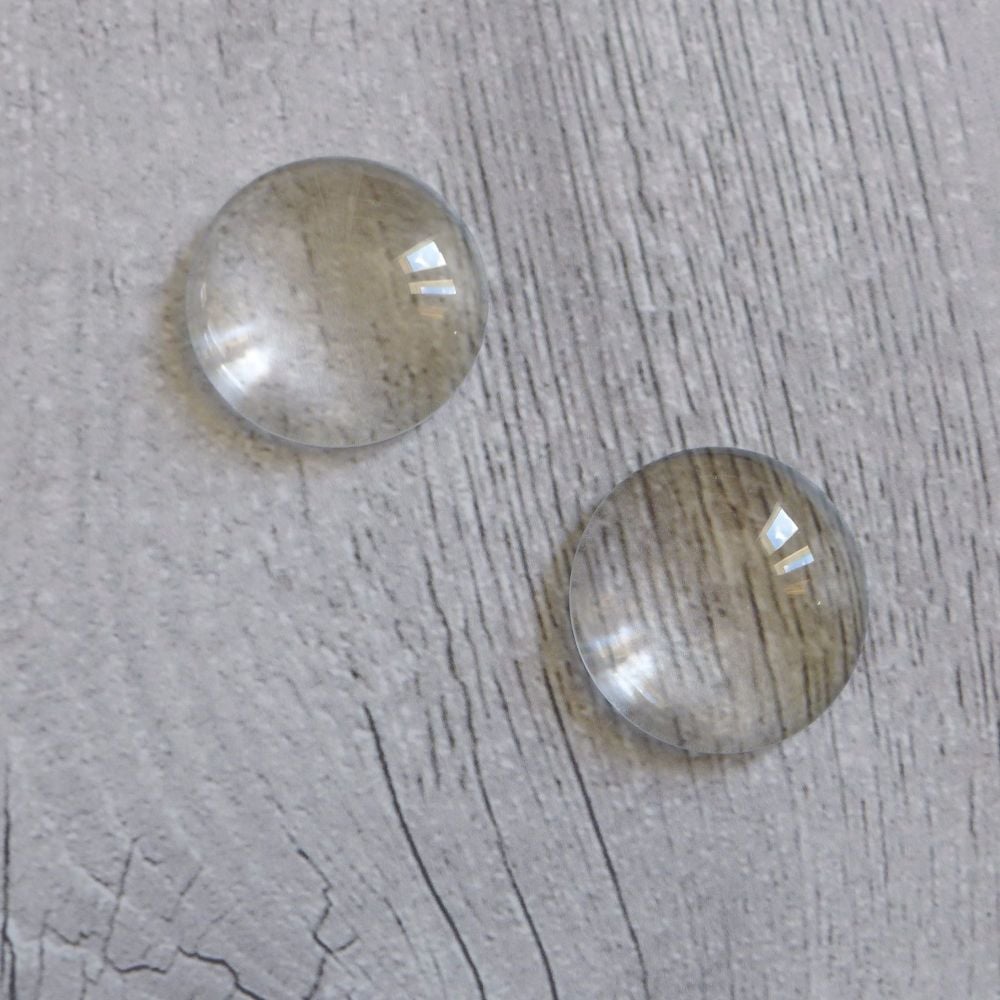 Glass Dome Cabochons - 25mm