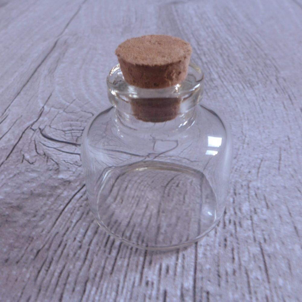 Glass Vial - Wide 30mm