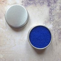 Petite Pots ~ Translucent Micro Beads Royal Blue 04