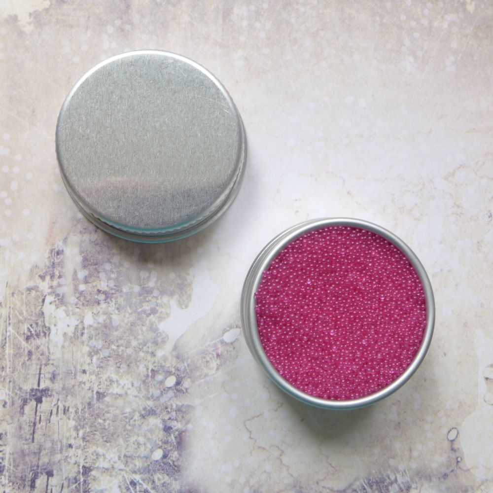 Petite Pots ~ Translucent Micro Beads Perfect Pink 11