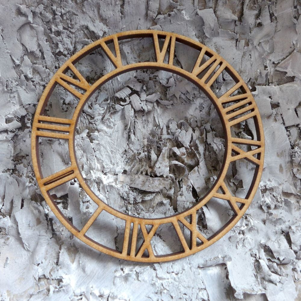 Artful Days MDF - Roman Clock 9cm (ADM002)