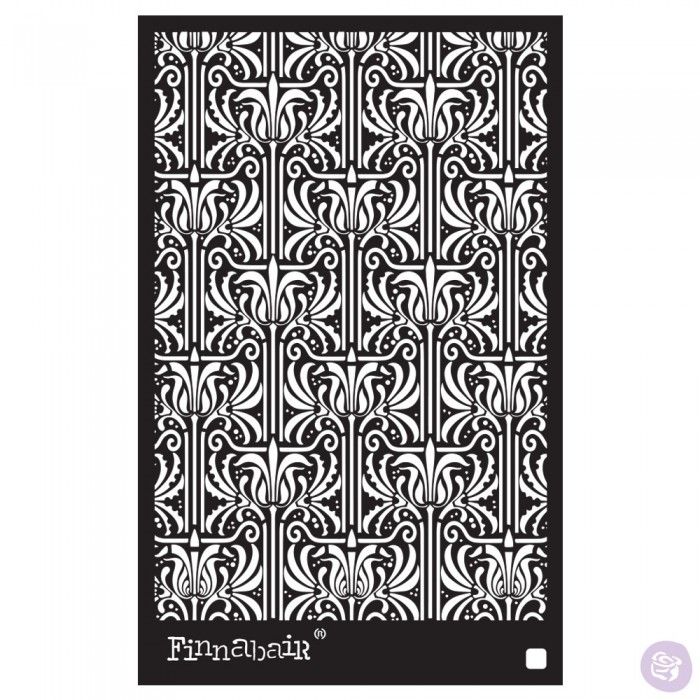 Prima Finnabair Stencil ~ Iris Tapestry