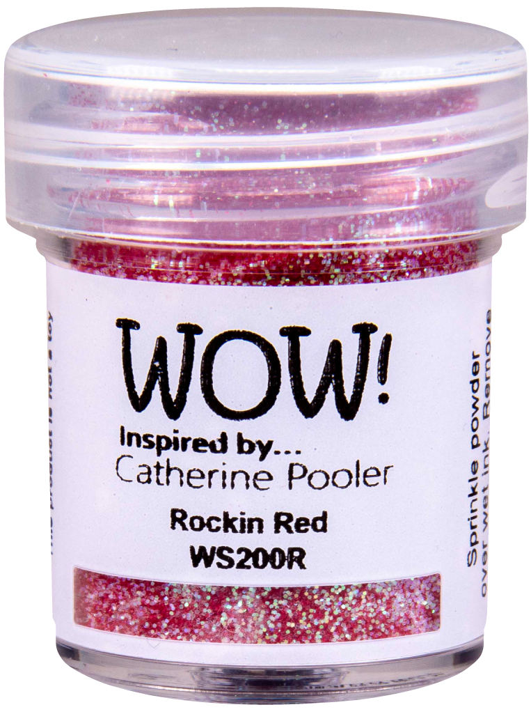 WOW Embossing Glitter - WS200 Rockin' Red *Catherine Pooler Exclusive*