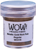 WOW Embossing Powder - WC04 Metallic Gold Rich