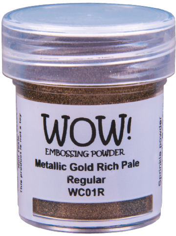 WOW Embossing Powder - WC04 Metallic Gold Rich
