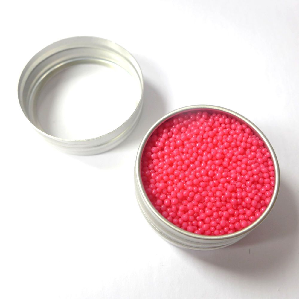 Petite Pots ~ Matt Micro Beads Rosy Red 14