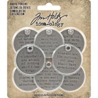 Idea-ology Tim Holtz Quote Tokens (8pcs) (TH93691)