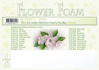 Leane Creatief Flower Foam Sheets 10 Pack A4 - White