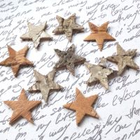 Rustic Bark Stars
