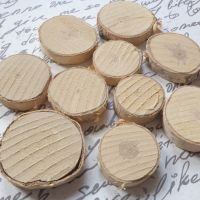 Real Mini Log Slices - 10 pieces 