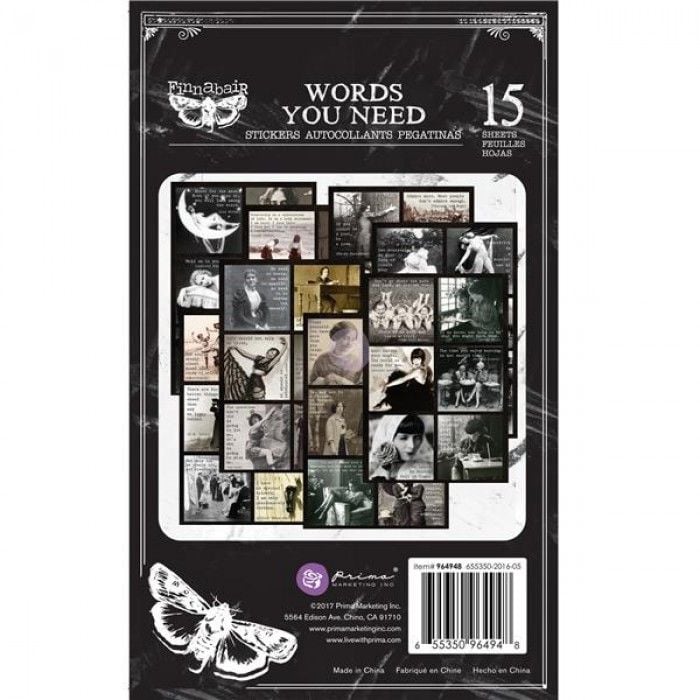 Prima Marketing Art Daily Planner Sticker Pad Words You Need (964948)