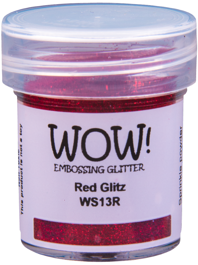 WOW Embossing Glitter - WS13 Red Glitz