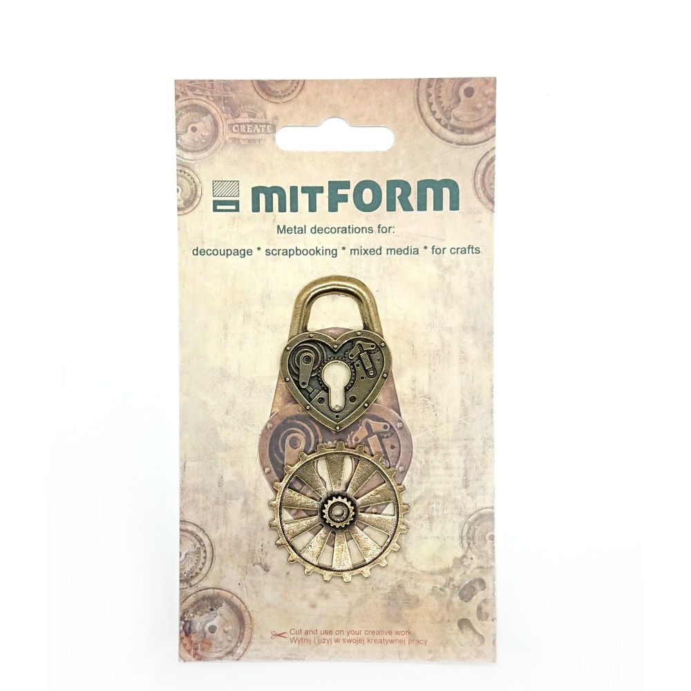 mitFORM Assembly Padlocks Metal Embellishments (MITS002)