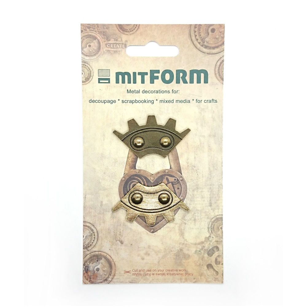 mitForm Corners 8 Metal Embellishments (MITS023)