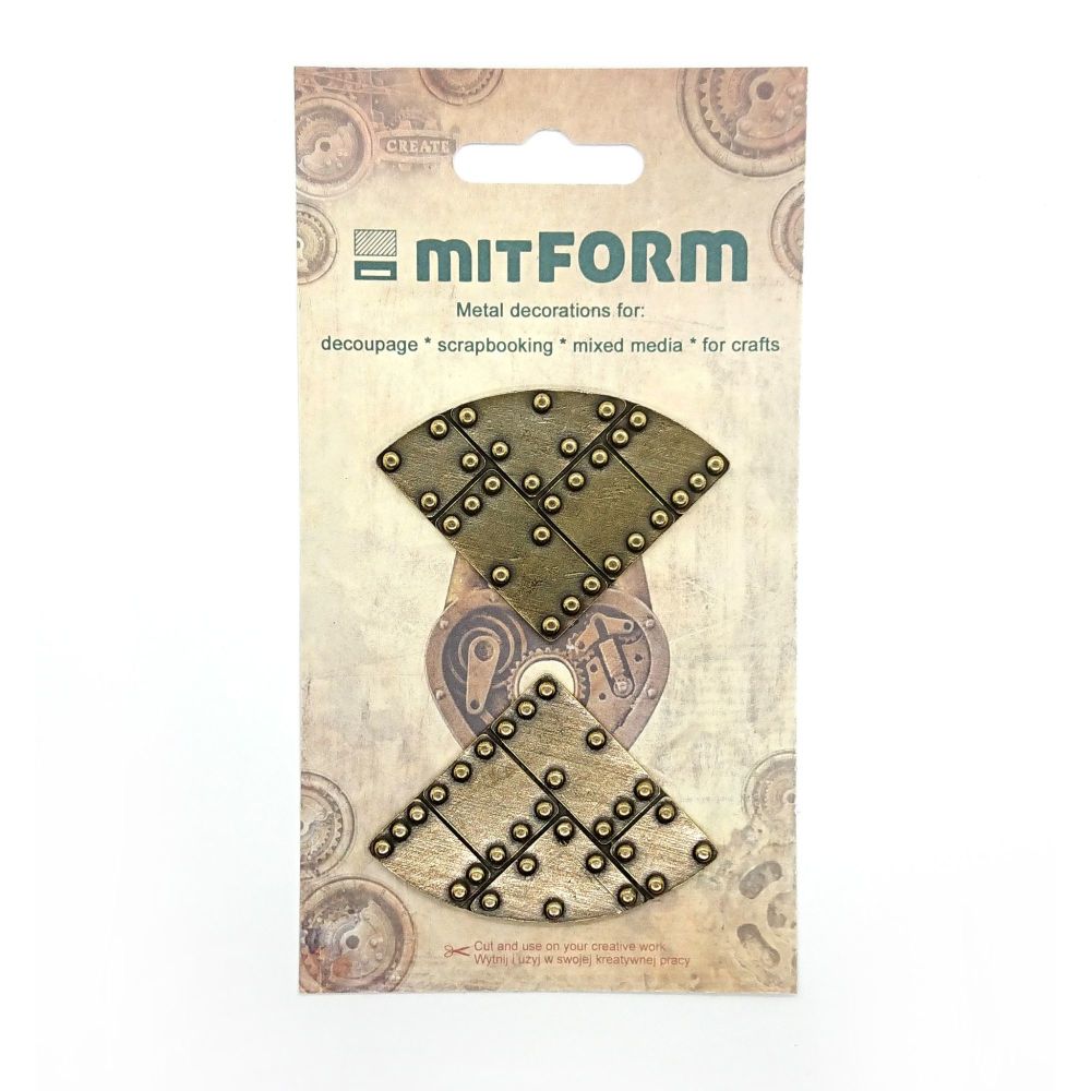 mitFORM Corners 10 Metal Embellishments (MITS014)