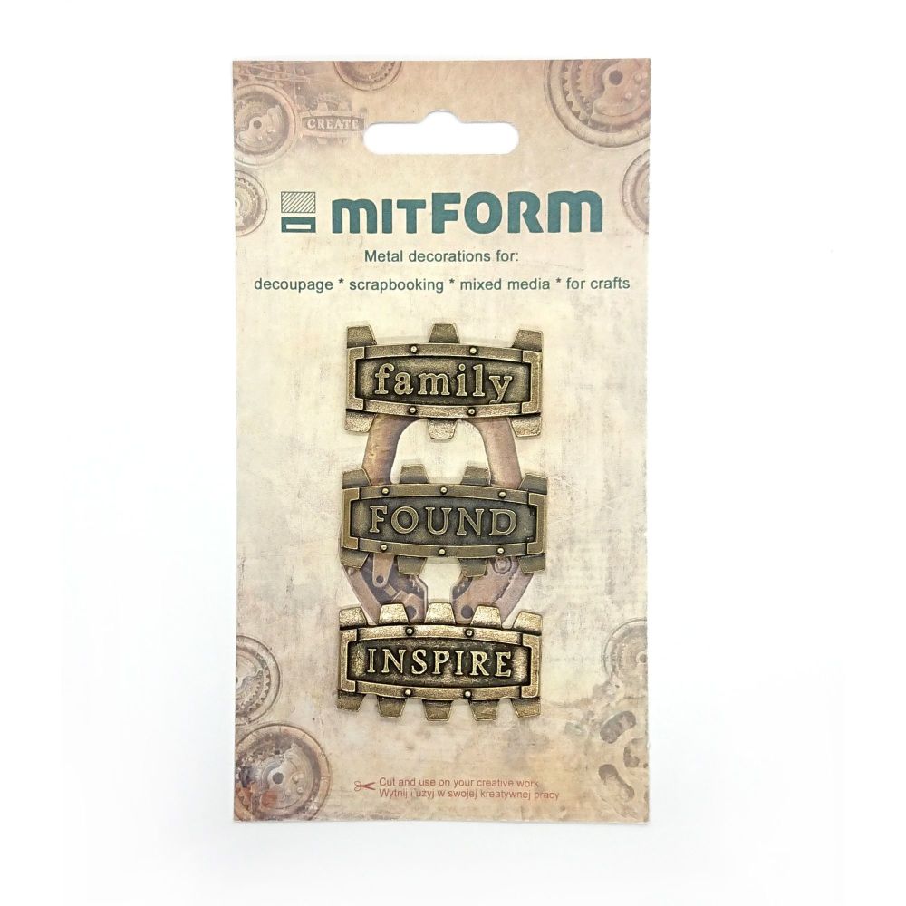 mitFORM Mitform Frame 6 Metal Embellishments (MITS030)