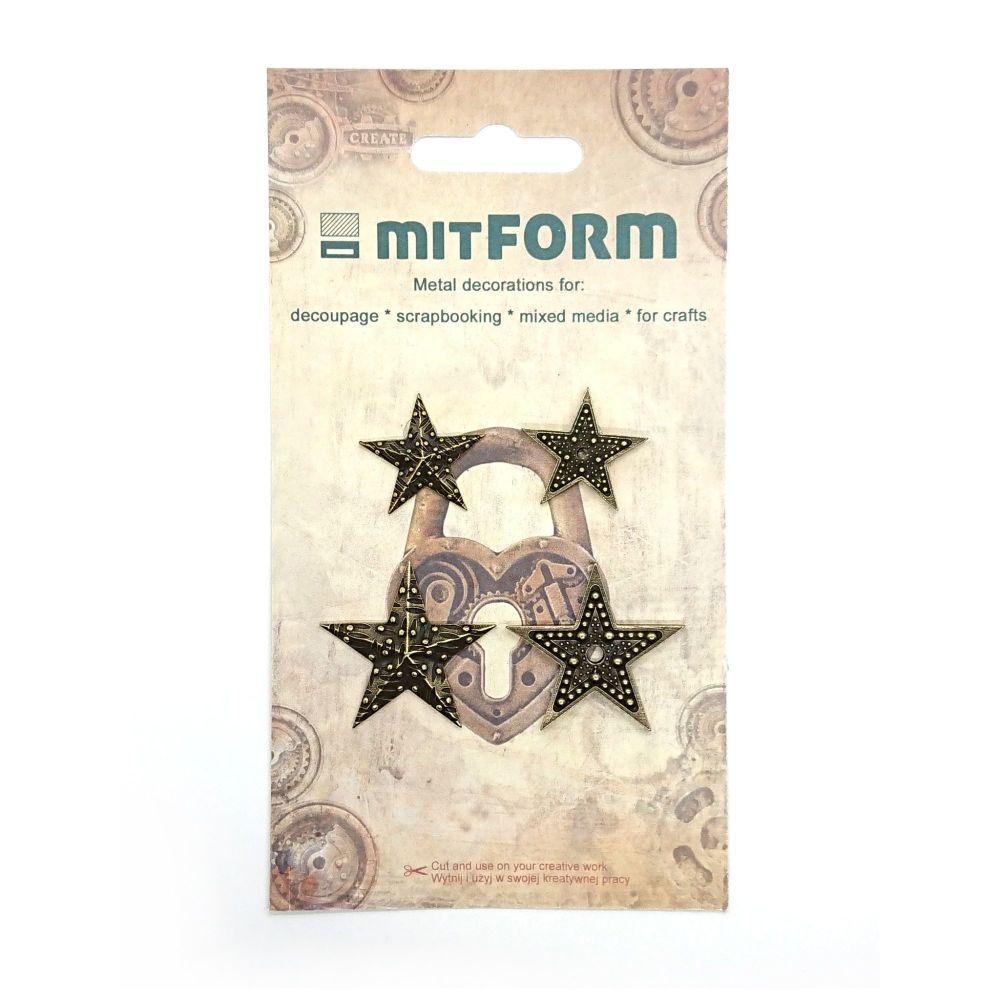 mitFORM Christmas 2 Metal Embellishments (MITS004)