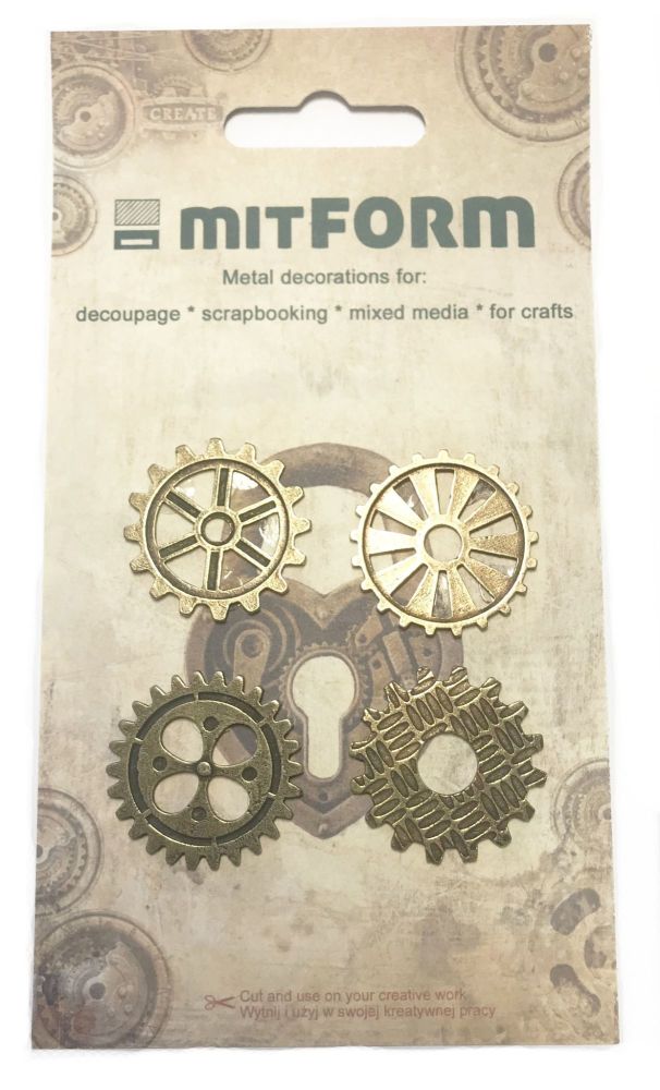 mitFORM Gear 30 Metal Embellishments (MITS034)