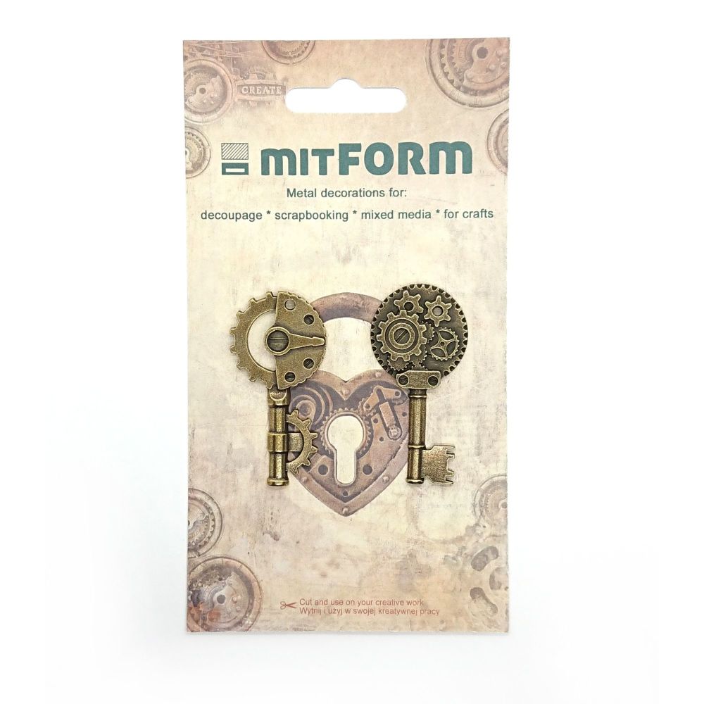 mitFORM Keys 1 Metal Embellishments (MITS036)