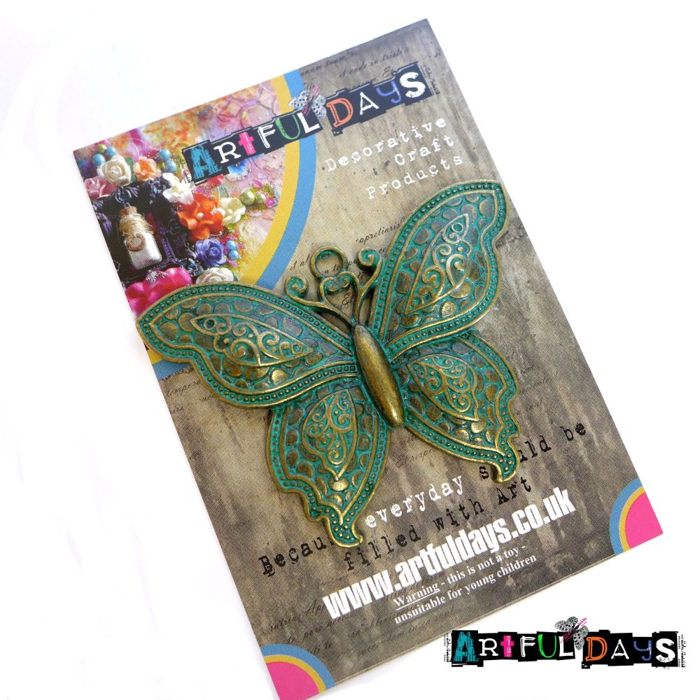 Treasured Artefacts - Large Patina Butterfly (TA231)