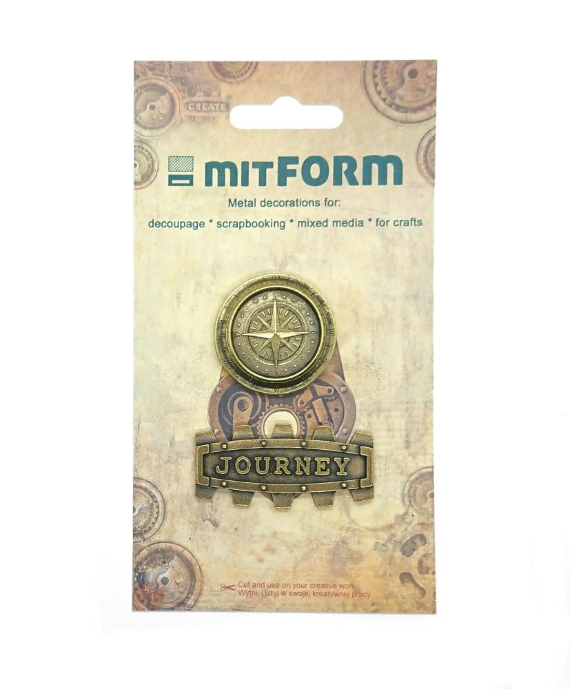 mitFORM Travel 5 Metal Embellishments (MITS053)