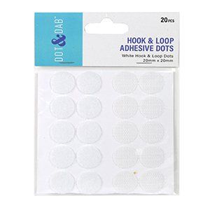 Dot & Dab Hook & Loop Adhesive Dots - White
