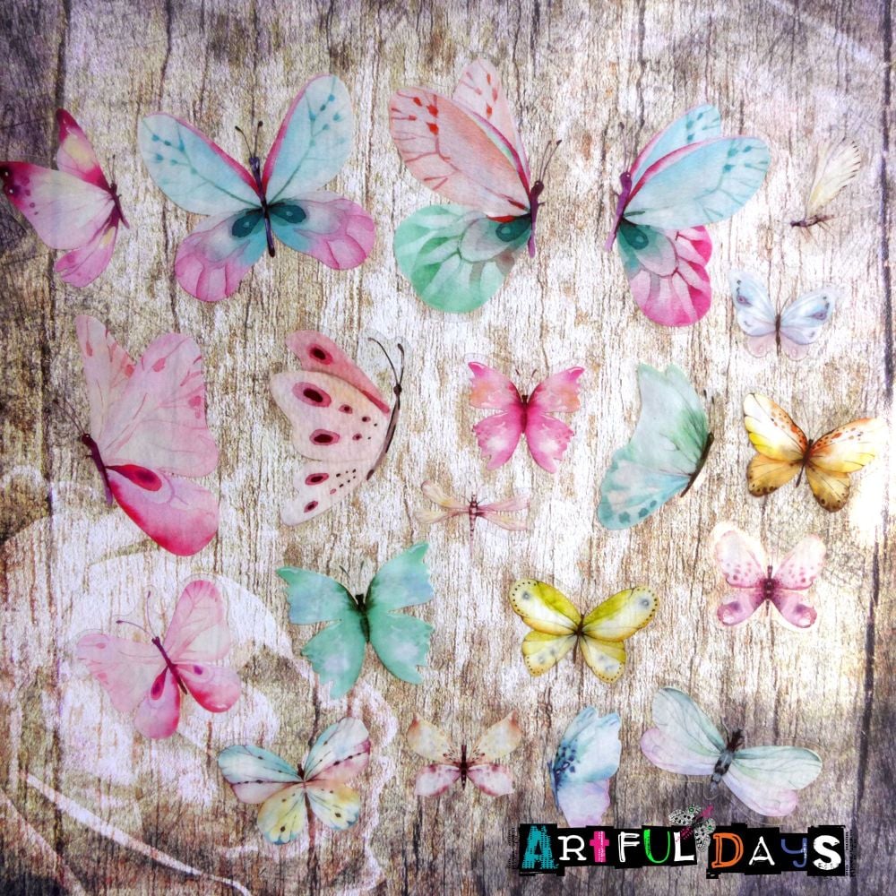 Beautiful Butterfly Stickers - Fresh (PA010)