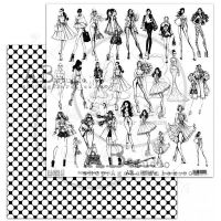 Elements - Scrapbooking Paper 12 x 12" - Independent woman