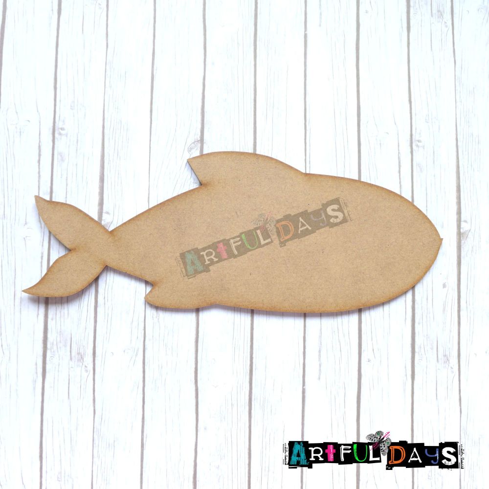 Artful Days MDF Sea Critters Collection - Large Fish (ADM036)
