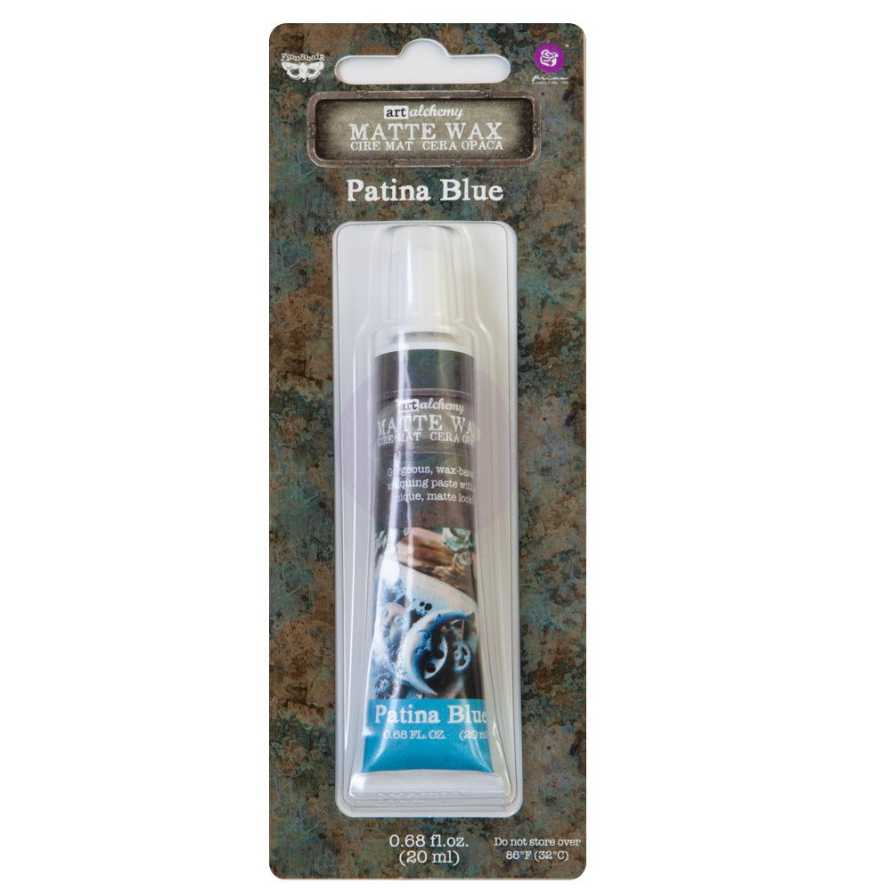 Prima Finnabair Art Alchemy - Matte Wax - Patina Blue