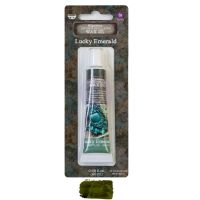 Prima Finnabair Art Alchemy - Antique Brilliance Wax ~ Lucky Emerald (964344)