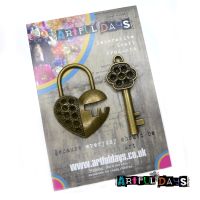Treasured Artefacts - Key & Heart Lock (TA203)