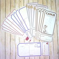 Assorted Paper Tickets for Journaling (PA012)