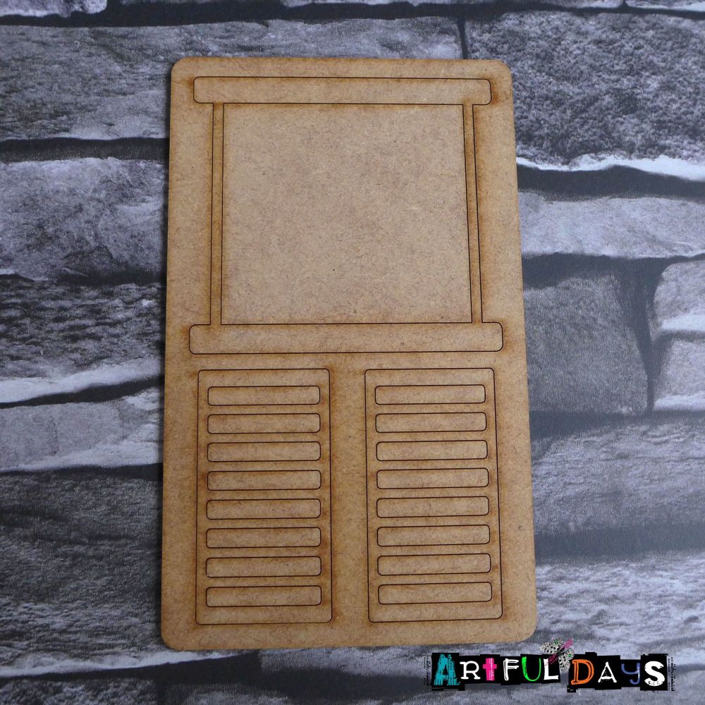 Artful Days MDF - House, Window & Shutters (ADM055)