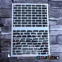 Artful Days A5 Stencils - House Bricks (ADS010)