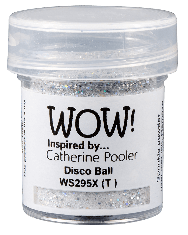 WOW Embossing Glitter - WS295 Disco Ball*Catherine Pooler*