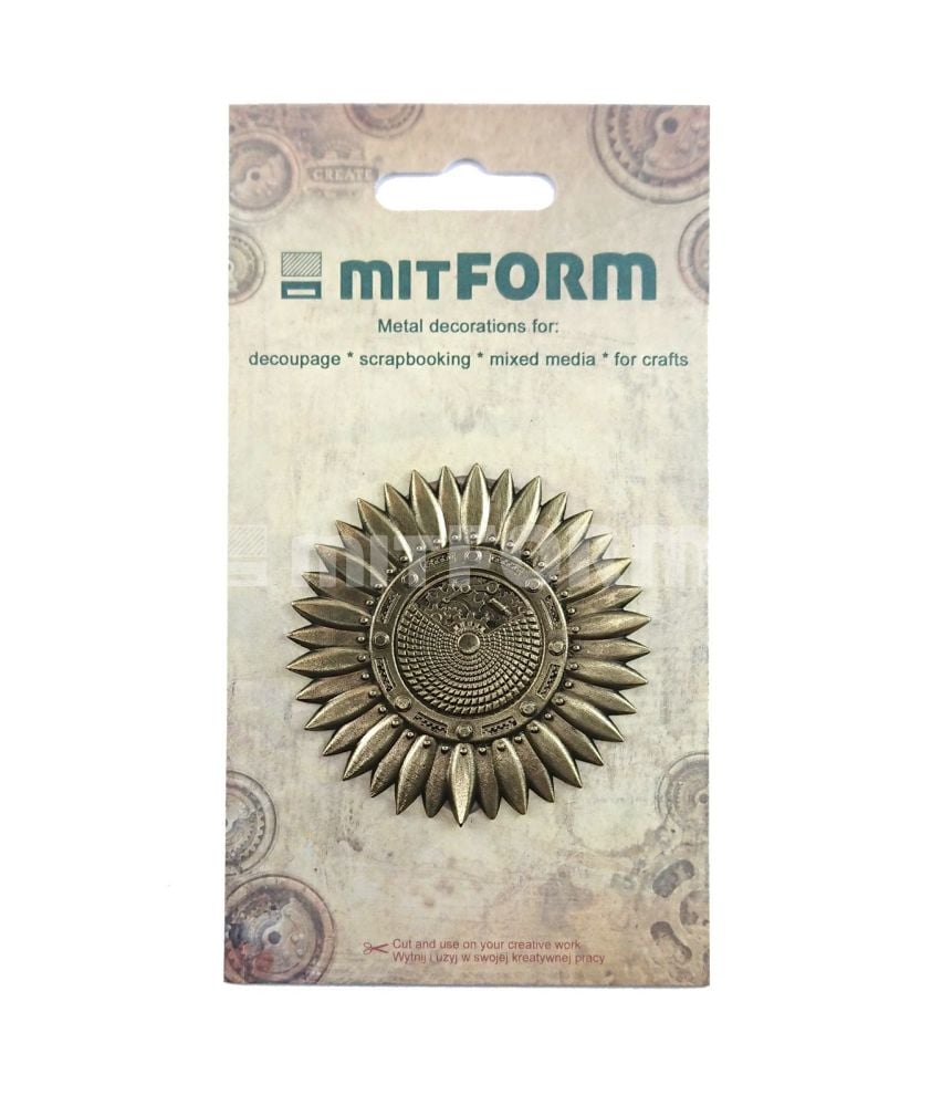Mitform Flowers 3 Metal Embellishments (MITS060)