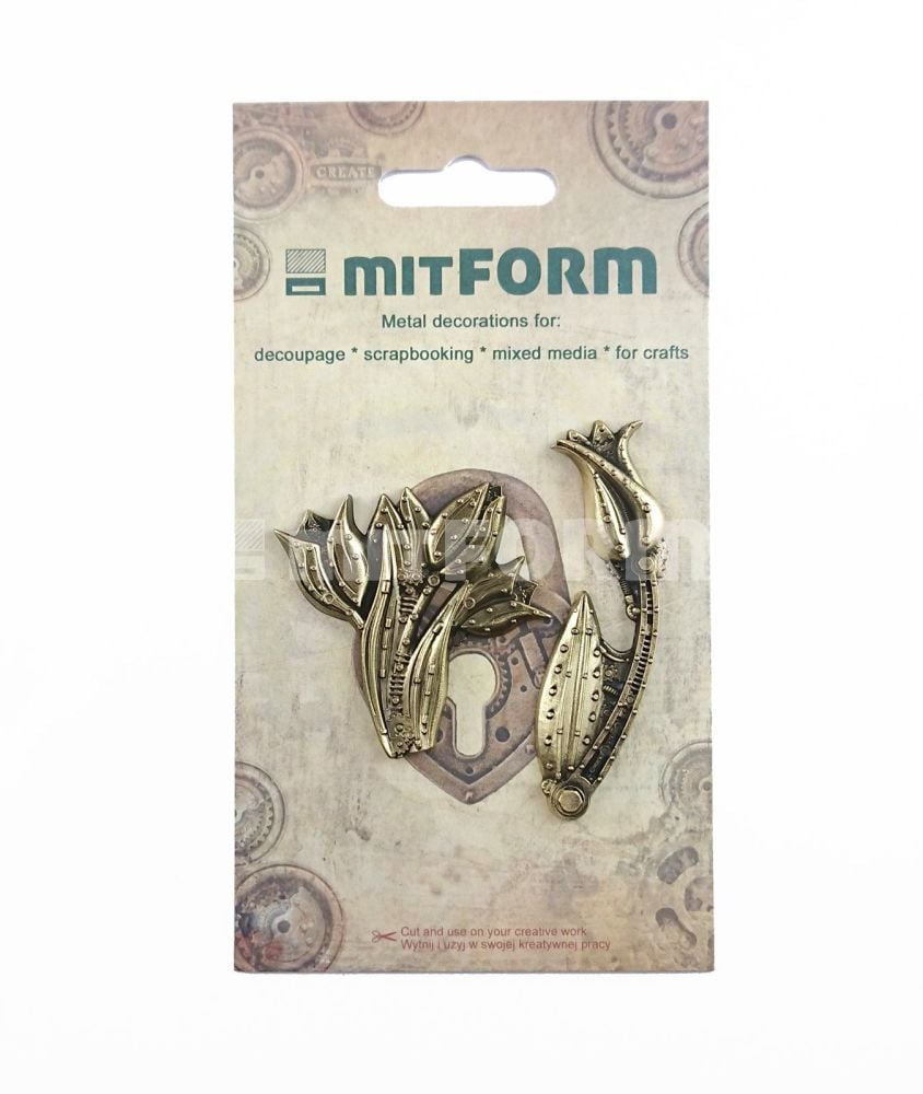 Mitform Flowers 2 Metal Embellishments (MITS059)