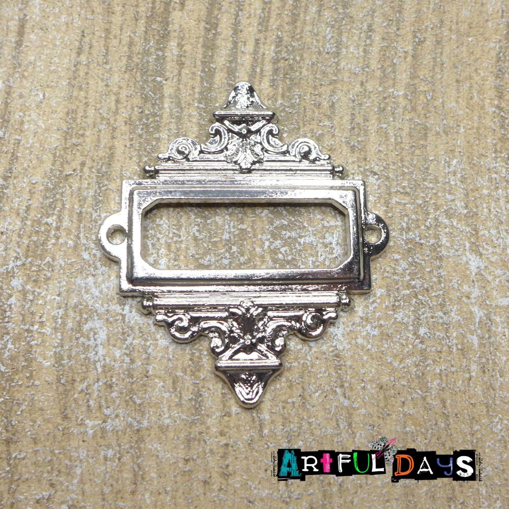 Silver Decorative Rectangle Frame (C070)