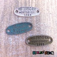 Antique Metal Tags (C046)