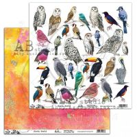Elements - Scrapbooking Paper 12 x 12" - Birds World